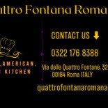 Quattro Fontana Romana Restaurant global.