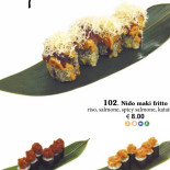 Raw Fish Sushi Carte