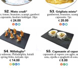 Raw Fish Sushi Carta