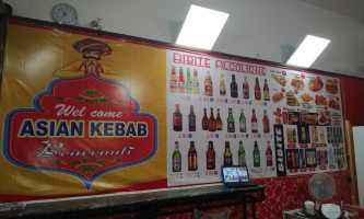 Asian Kebab menu