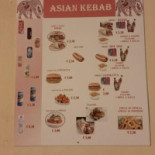 Asian Kebab menu
