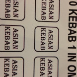 Asian Kebab menu