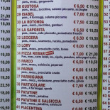Pizzeria La Rotonda menu