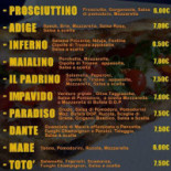 Un Mondo Di Pizza Carte