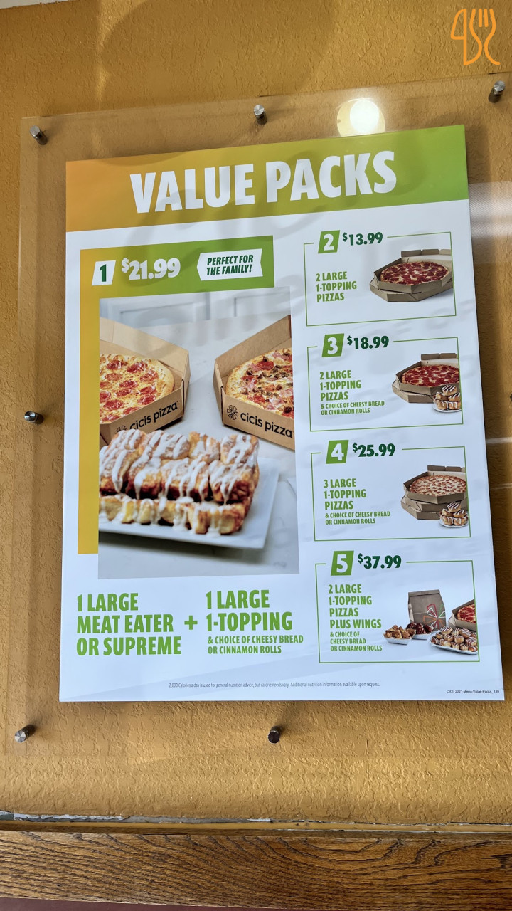 Li Risi Menu