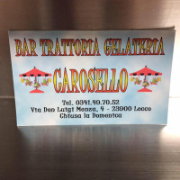 Trattoria Carosello menu