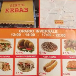 Giro's Kebab E Fast Food Da Sem menu