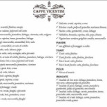 Caffe Vicentini Carte