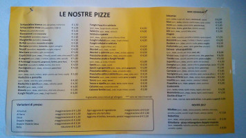 Pizza Time Pizzeria D'asporto Di Sebastiani Massimo menu