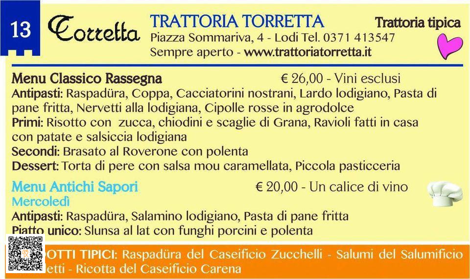 Trattoria Torretta Carta