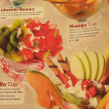 Capitan Morgan menu
