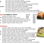 Pizzapulia menu