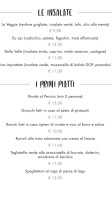 Cavallotti Bistro menu