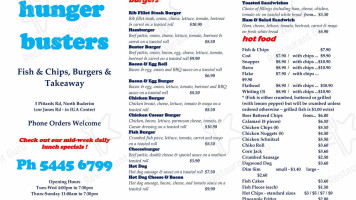 Cavallotti Bistro menu