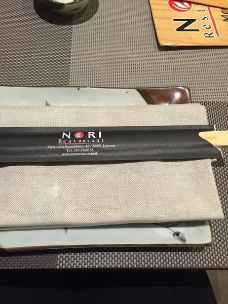 Nori Restaurant Carta