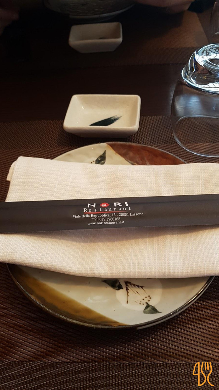 Nori Restaurant Carta