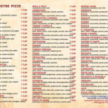 Mare Rosso Menu