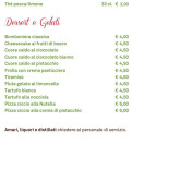 Arke' Pizzeria Carte