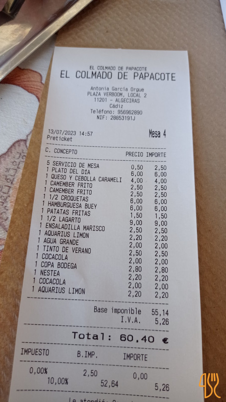 Olio Su Tavola Carta
