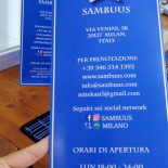 Sambuus Milano Carta