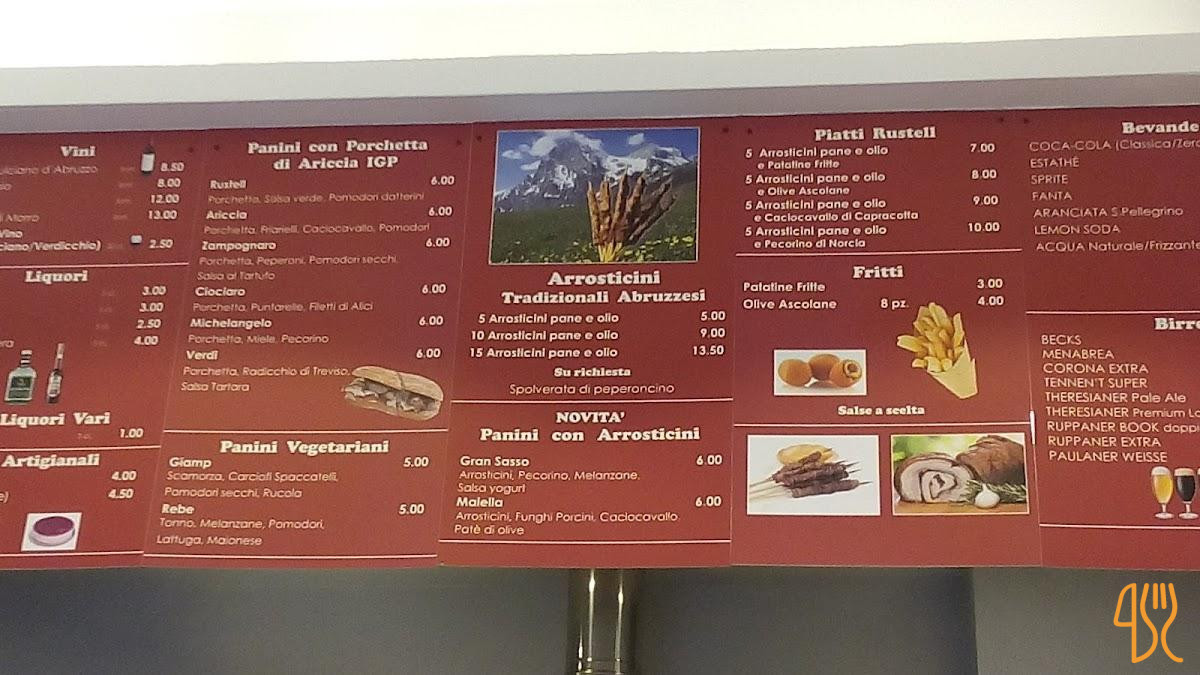 Rustell Cardápio