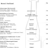 Nata A Milano menu