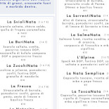 Nata A Milano menu