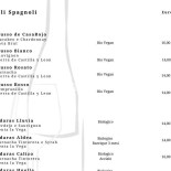 Nata A Milano menu