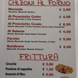 Adam's menu