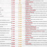 Misters Kebab Menu