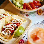 Agua Sancta food