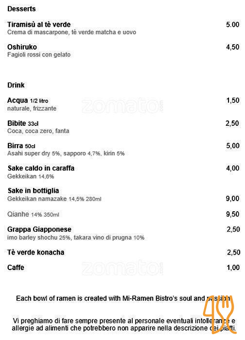 Ramen Station Carta