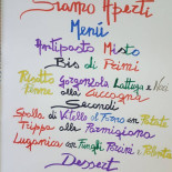 Mustache menu