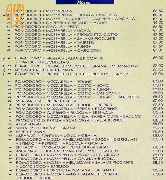 Solo Pizza Carte