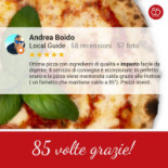 85 Pizza Carta