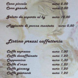 Cremafiore Cardápio