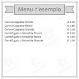 Gelami menu