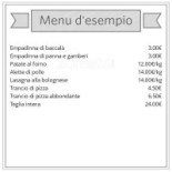 Zest Speisekarte