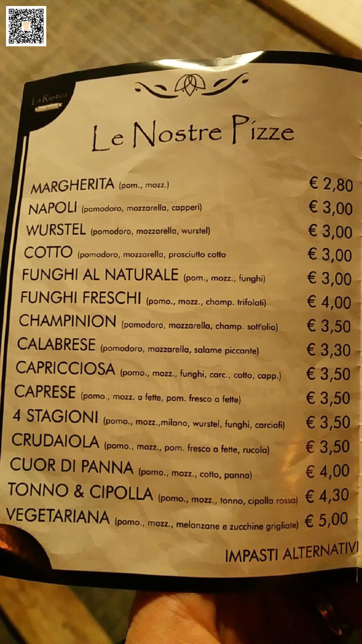 La Rustica Carta