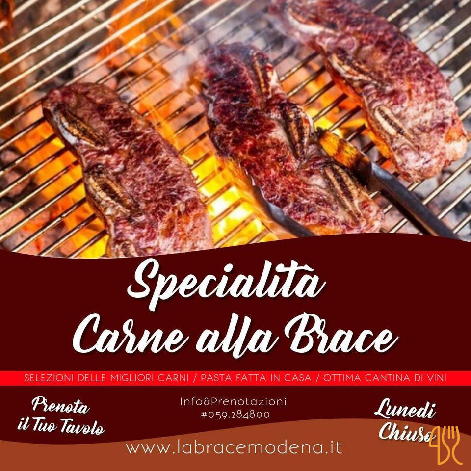 La Brace Speisekarte