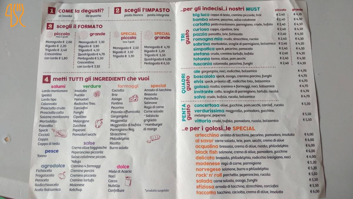 L'or-ma Crescenteria Carte