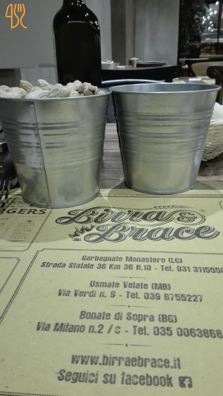 Birra Brace Speisekarte