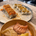 Sushi Koi food
