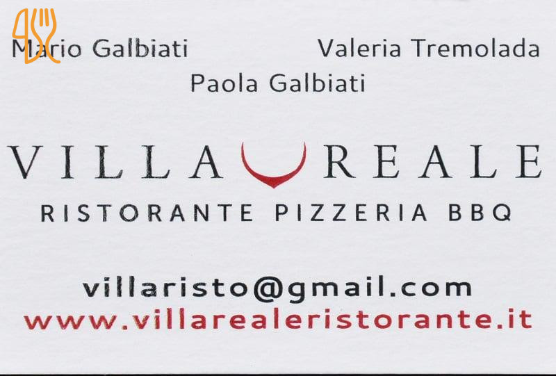 Villa Reale Carte