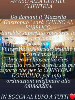 Mazzella Gastropub menu