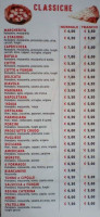 Pizzeria Antica Italia menu