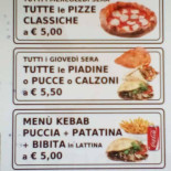 Pizzeria Antica Italia menu