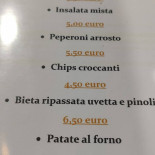 Dapié menu