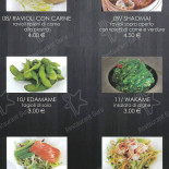 Mr. Zhang Sushi menu