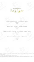 Locanda Agricola Posapiano menu